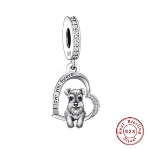 I Love You Forever Boston Terrier Silver Jewelry Pendant-Dog Themed Jewellery-Boston Terrier, Dogs, Jewellery, Pendant-14