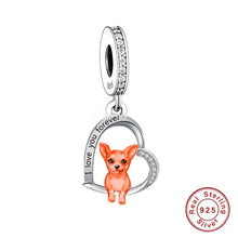 Load image into Gallery viewer, I Love You Forever Boston Terrier Silver Jewelry Pendant-Dog Themed Jewellery-Boston Terrier, Dogs, Jewellery, Pendant-6