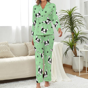 Infinite Boston Terrier Love Pajamas Set for Women-Apparel-Apparel, Boston Terrier, Dogs, Pajamas-9