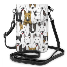 Load image into Gallery viewer, Infinite Bull Terrier Love Messenger Bag-Accessories-Accessories, Bags, Bull Terrier, Dogs-7