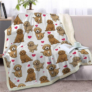 Infinite Bull Terrier Love Warm Blanket - Series 1Home DecorGoldendoodleMedium