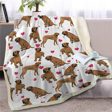 Load image into Gallery viewer, Infinite Bull Terrier Love Warm Blanket - Series 1Home DecorRhodesian RidgebackMedium