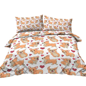 Infinite Corgi Love Duvet Cover and Pillow Cases Bedding Set-Home Decor-Bedding, Corgi, Dogs, Home Decor-3