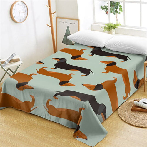 Weiner dog outlet bed sheets