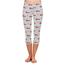 Load image into Gallery viewer, Image of a lady wearing doxie leggings