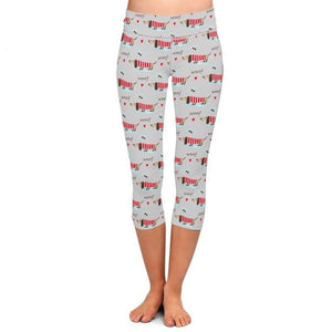 Image of a lady wearing doxie leggings
