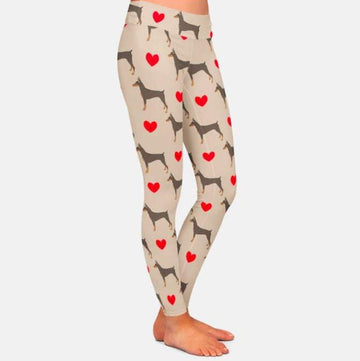 Infinite Doberman Love Women's LeggingsApparel