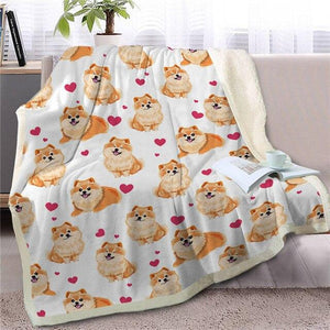 Infinite English Bulldog Love Warm Blanket - Series 1Home DecorPomeranianMedium