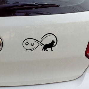 Infinite German Shepherd Love Vinyl Car Stickers-Car Accessories-Car Accessories, Car Sticker, Dogs, German Shepherd-6
