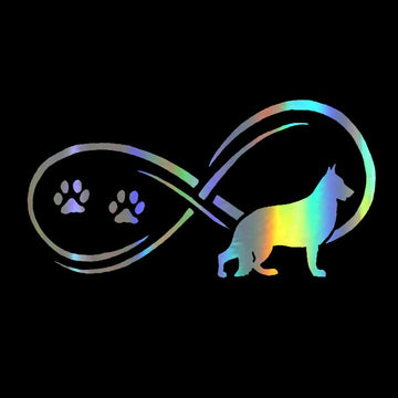 Infinite German Shepherd Love Vinyl Car Stickers 360x