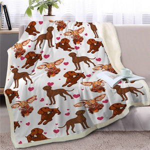 Infinite Papillon Love Warm Blanket - Series 1-Home Decor-Blankets, Dogs, Home Decor, Papillon-Vizla-Medium-5
