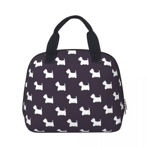 Image of a West Highland Terrier lunch bag