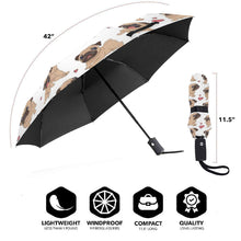 Load image into Gallery viewer, It&#39;s Raining Pugs Automatic Umbrellas-Accessories-Accessories, Dogs, Pug, Umbrella-10
