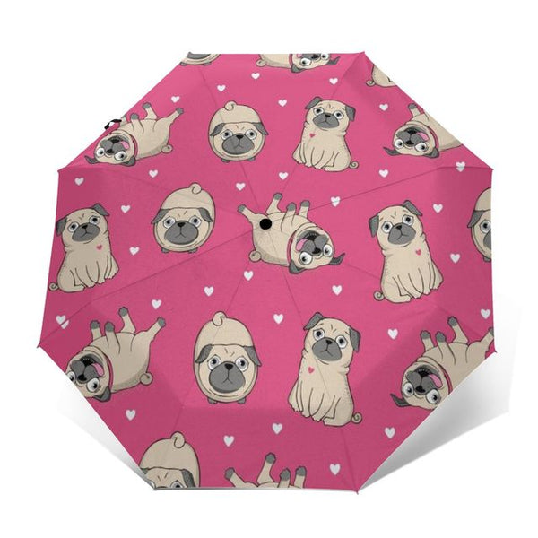 It's Raining Pugs Automatic Umbrellas