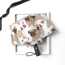 Load image into Gallery viewer, It&#39;s Raining Pugs Automatic Umbrellas-Accessories-Accessories, Dogs, Pug, Umbrella-8