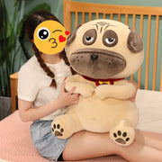 Judgy Eyed Pug Stuffed Animal Plush Toy (XS to Giant Size)-Soft Toy-Dogs, Home Decor, Huggable Stuffed Animals, Pug, Soft Toy, Stuffed Animal-9