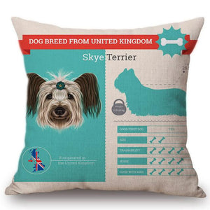 Know Your Dog Cushion Covers - Series 1Home DecorOne SizeSkye Terrier