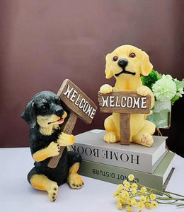 Labrador and Rottweiler Love Garden Statues-Home Decor-Dogs, Home Decor, Labrador, Rottweiler, Statue-12