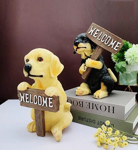 Labrador and Rottweiler Love Garden Statues-Home Decor-Dogs, Home Decor, Labrador, Rottweiler, Statue-4
