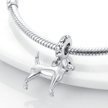 Load image into Gallery viewer, Labrador Charm - A Standing Silver Labrador Made With 925 Sterling Silver-Dog Themed Jewellery-Charm Beads, Dogs, Jewellery, Labrador, Pendant-2
