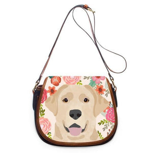 Labrador in Bloom Messenger Bag - Series 1-Accessories-Accessories, Bags, Dogs, Labrador-8