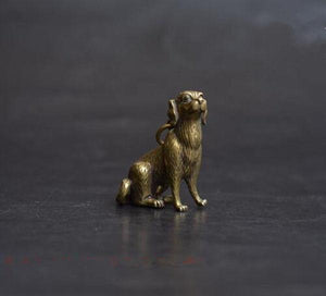 Labrador Love Brass Figurine PendantJewellery