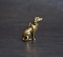 Load image into Gallery viewer, Labrador Love Brass Figurine PendantJewellery