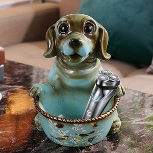Labrador Love Multipurpose Organizer Ornaments-Home Decor-Dogs, Home Decor, Labrador, Statue-Black-3