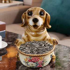Labrador Love Multipurpose Organizer Ornaments-Home Decor-Dogs, Home Decor, Labrador, Statue-Chocolate-4