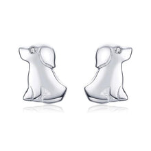 Load image into Gallery viewer, Labrador Love Silver EarringsDog Themed JewellerySilver