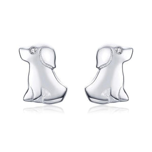 Labrador Love Silver EarringsDog Themed JewellerySilver