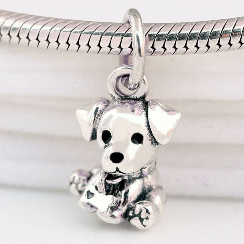Labrador Love Silver Pendant-Dog Themed Jewellery-Black Labrador, Chocolate Labrador, Dogs, Jewellery, Labrador, Pendant-1