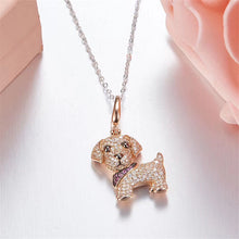 Load image into Gallery viewer, Labrador Love Stone-Studded Silver Jewelry Set-Dog Themed Jewellery-Dogs, Jewellery, Labrador, Ring-Necklace-12