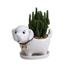 Load image into Gallery viewer, Labrador Love Succulent Plants Ceramic Flower Pot-Home Decor-Dogs, Flower Pot, Home Decor, Labrador-9
