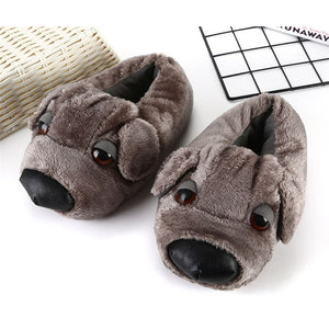 Labrador Love Warm Indoor Plush Slippers-Footwear-Black Labrador, Chocolate Labrador, Dogs, Footwear, Labrador, Slippers-13