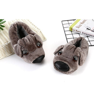 Labrador Love Warm Indoor Plush Slippers-Footwear-Black Labrador, Chocolate Labrador, Dogs, Footwear, Labrador, Slippers-5