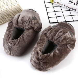 Labrador Love Warm Indoor Plush Slippers-Footwear-Black Labrador, Chocolate Labrador, Dogs, Footwear, Labrador, Slippers-6