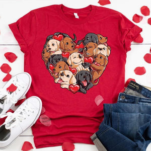 Labrador Love Womens Cotton T ShirtT shirt