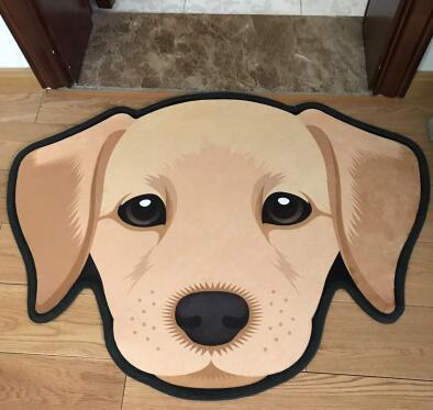 Image of a labrador rug in the cutest labrador face