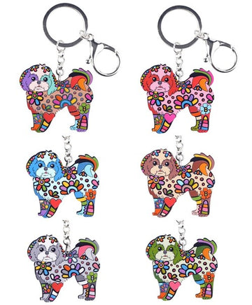 Lhasa Apso Keychains 360x