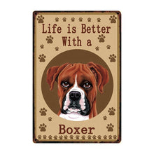 Load image into Gallery viewer, Life Is Better With A Dachshund Tin Poster-Sign Board-Dachshund, Dogs, Home Decor, Sign Board-8
