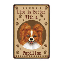 Load image into Gallery viewer, Life Is Better With A Golden Retriever Tin Poster-Sign Board-Dogs, Golden Retriever, Home Decor, Sign Board-7