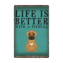 Load image into Gallery viewer, Life Is Better With A Jack Russell Terrier Tin Poster-Sign Board-Dogs, Home Decor, Jack Russell Terrier, Sign Board-Jack Russell Terrier-3