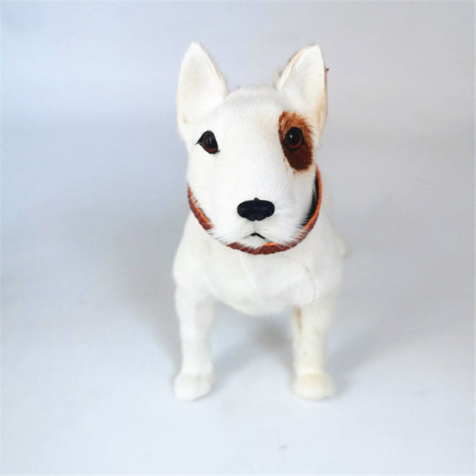 Lifelike Bull Terrier Stuffed Animal Plush Toy-Soft Toy-Bull Terrier, Dogs, Home Decor, Soft Toy, Stuffed Animal-1