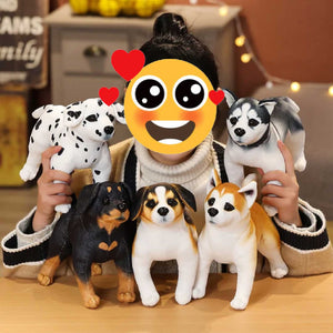 Lifelike Dog Stuffed Animals with Cotton Plush and PP Cotton Filling-Soft Toy-Dogs, Stuffed Animal-1