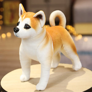 Lifelike Dog Stuffed Animals with Cotton Plush and PP Cotton Filling-Soft Toy-Dogs, Stuffed Animal-Shiba Inu-6