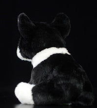 Load image into Gallery viewer, image of a boston terrier stuffed animal plush toy  - backview