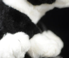 Load image into Gallery viewer, image of a boston terrier stuffed animal plush toy  - closeup