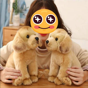 Lifelike Sitting Golden Retriever Stuffed Animal Plush Toy-Soft Toy-Dogs, Golden Retriever, Soft Toy, Stuffed Animal-11