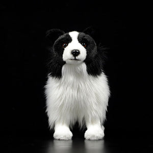 Lifelike Standing Border Collie Soft Plush Toy-Home Decor-Border Collie, Dogs, Home Decor, Soft Toy, Stuffed Animal-4